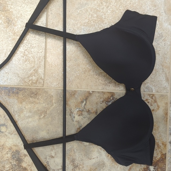 36C Black JW Jason Wu Bra Dark Simple Minimalist Basic Solid Color - Picture 1 of 8